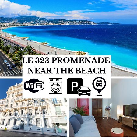 Le 323 Prom - 2 Chambres - Ac - Parking - Tram Et Supermarche Proches - Front De Mer Nice Eksteriør bilde