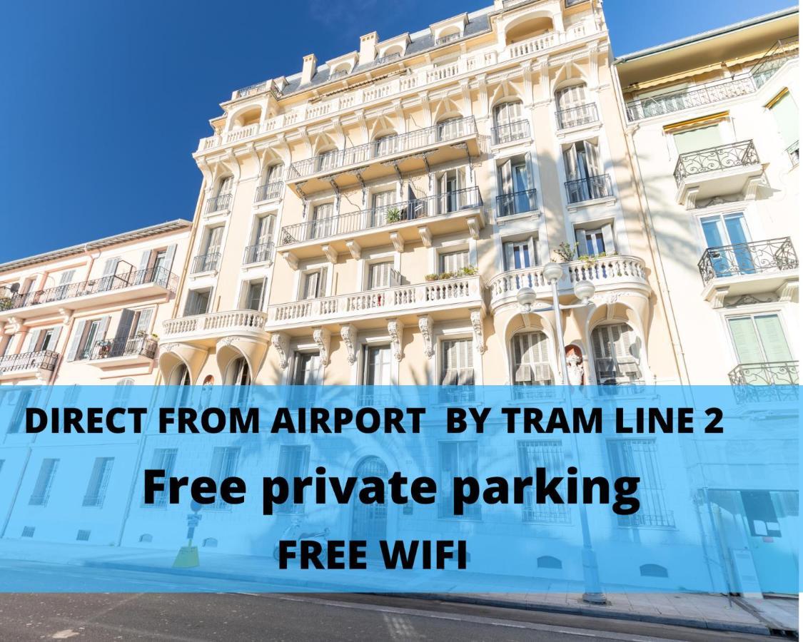 Le 323 Prom - 2 Chambres - Ac - Parking - Tram Et Supermarche Proches - Front De Mer Nice Eksteriør bilde